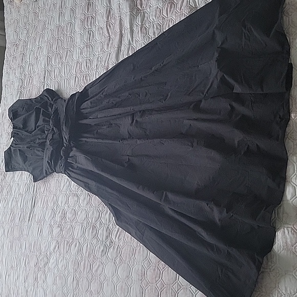 Elegant Black Sleeveless Dress - Picture 7 of 13